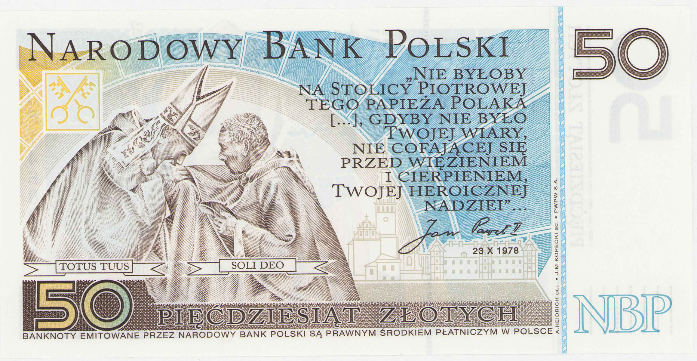50 złotych 2006 Papież Jan Paweł II